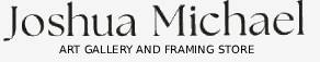 Partial image of a sign with text about a gallery and framing store.
